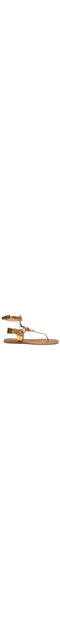Sandália Feminina Cobra Metal - Dourado