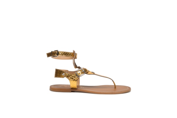 Sandália Feminina Cobra Metal - Dourado