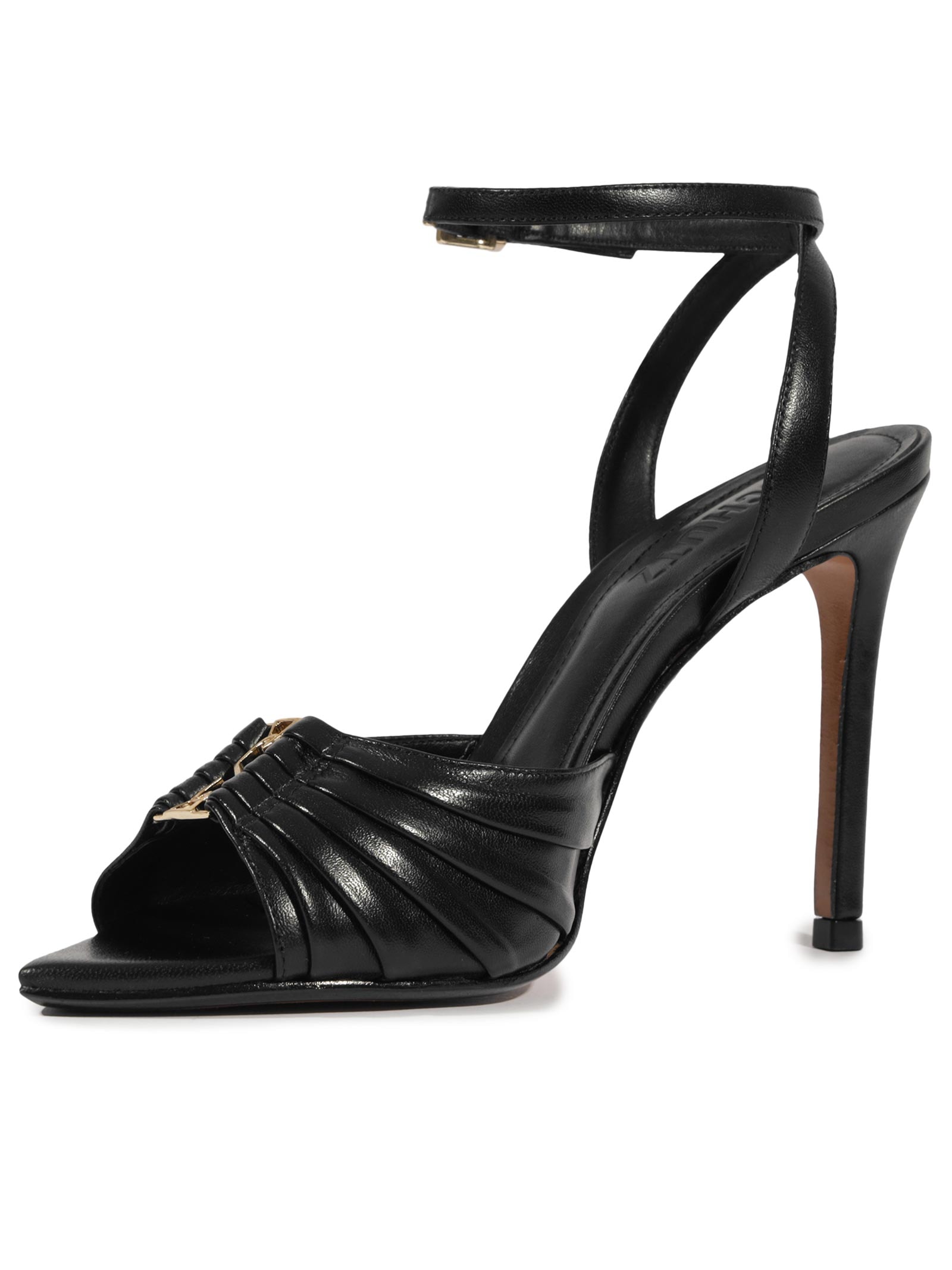 Sandália Feminina Couro Preto Schutz
