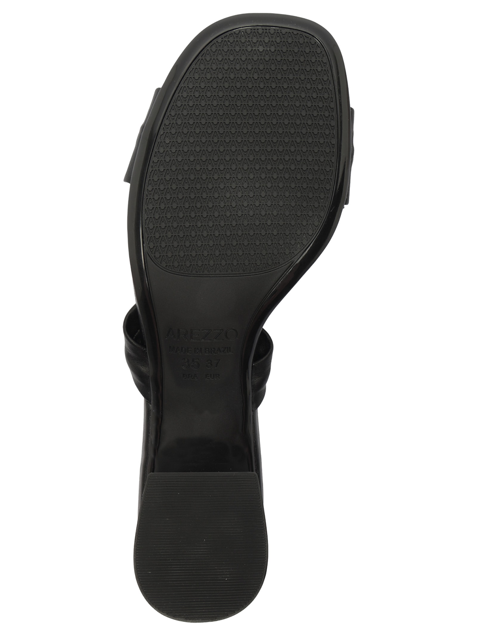 Sandália Feminina Couro Preto Arezzo