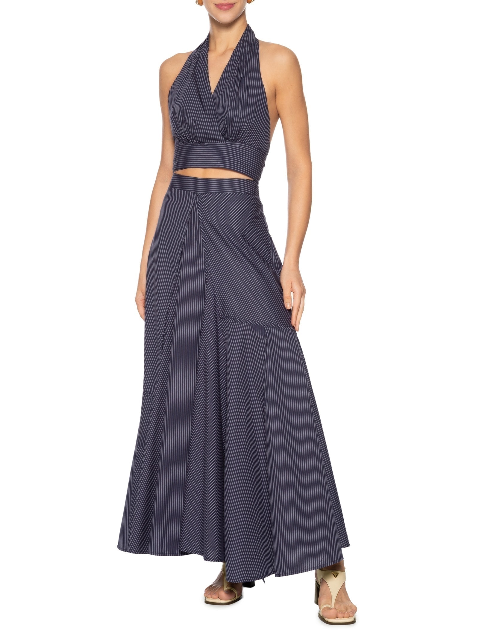 Sandália Feminina Couro Salto Médio Bloco Branco Schutz