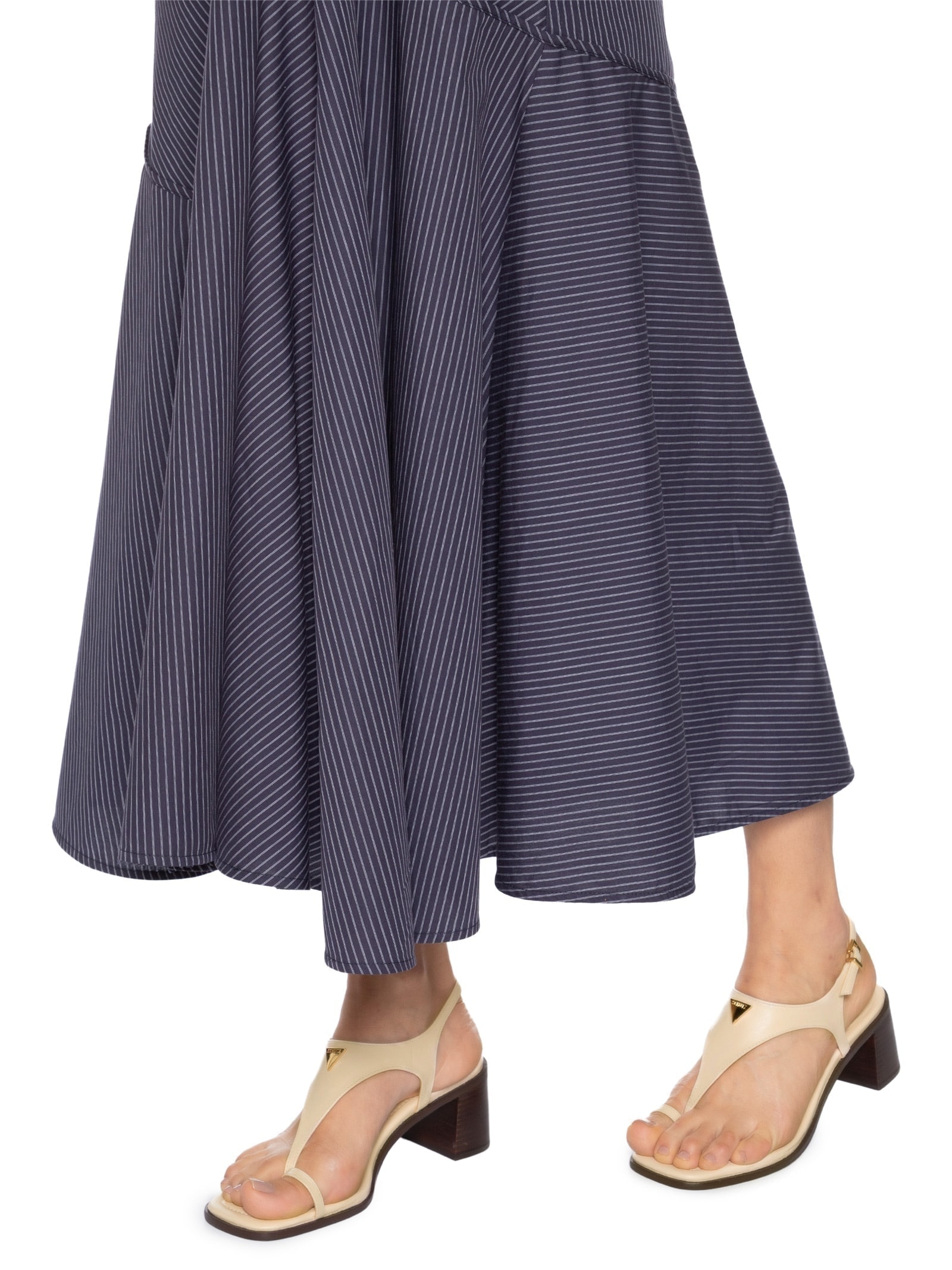 Sandália Feminina Couro Salto Médio Bloco Branco Schutz