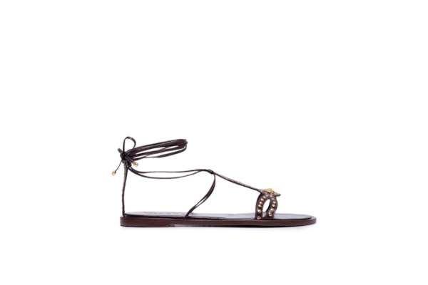 Sandália Feminina Craked - Marrom