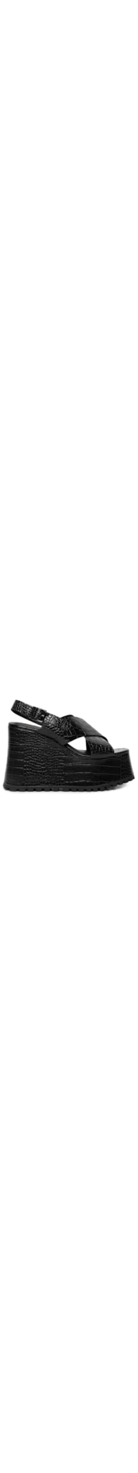Sandália Feminina Croco Dacar - Preto