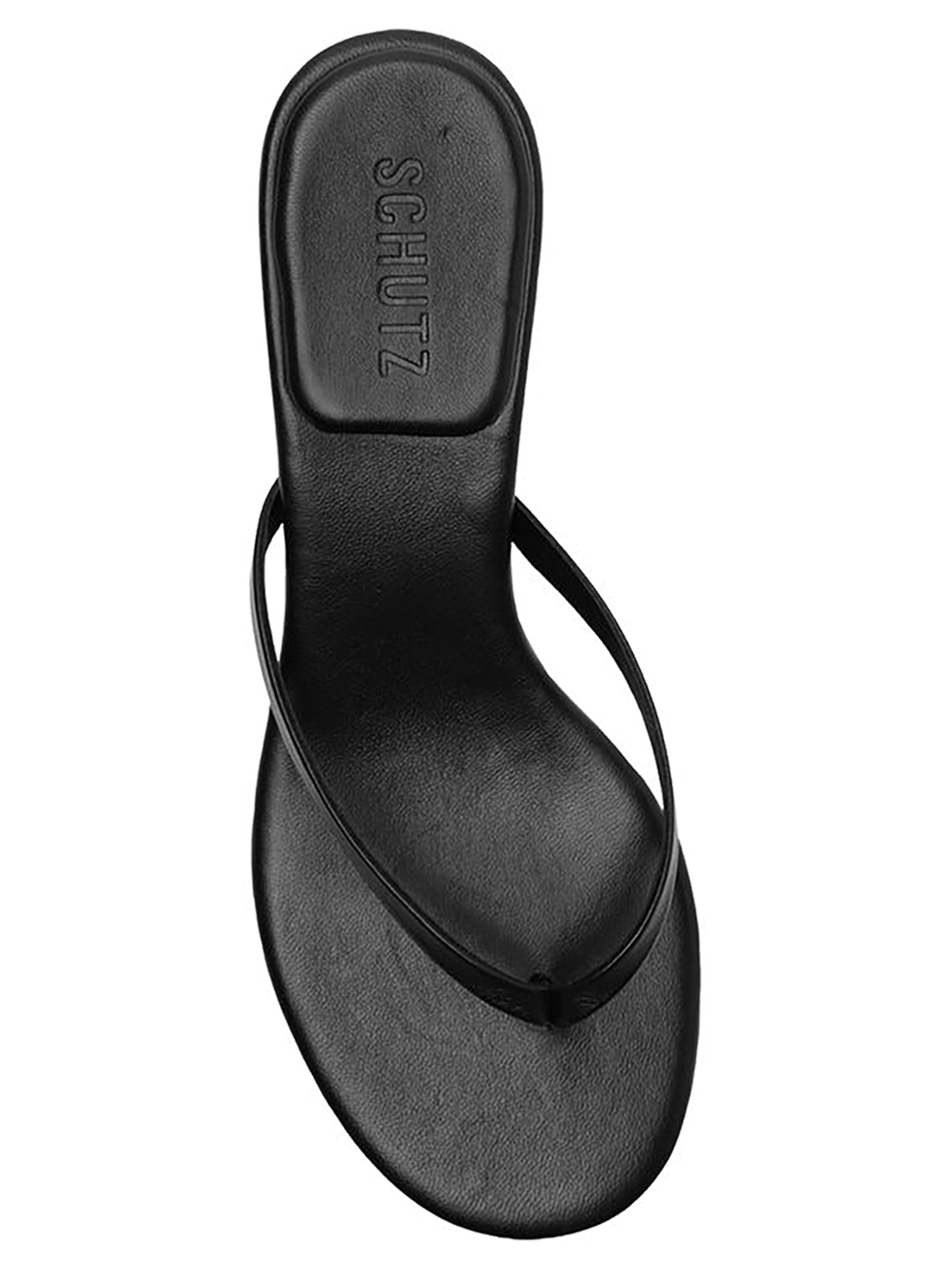 Schutz Sandália Feminina Deluxe Nappa Preto