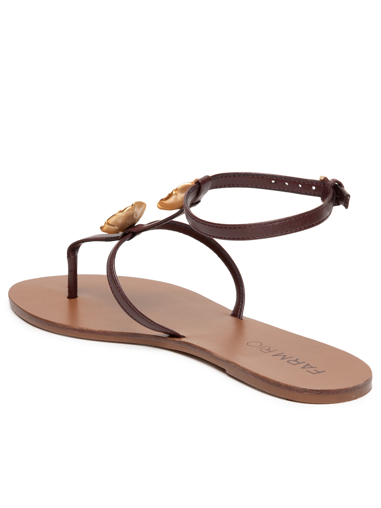 Sandália Feminina Eco Budapeste Marrom Farm Rio