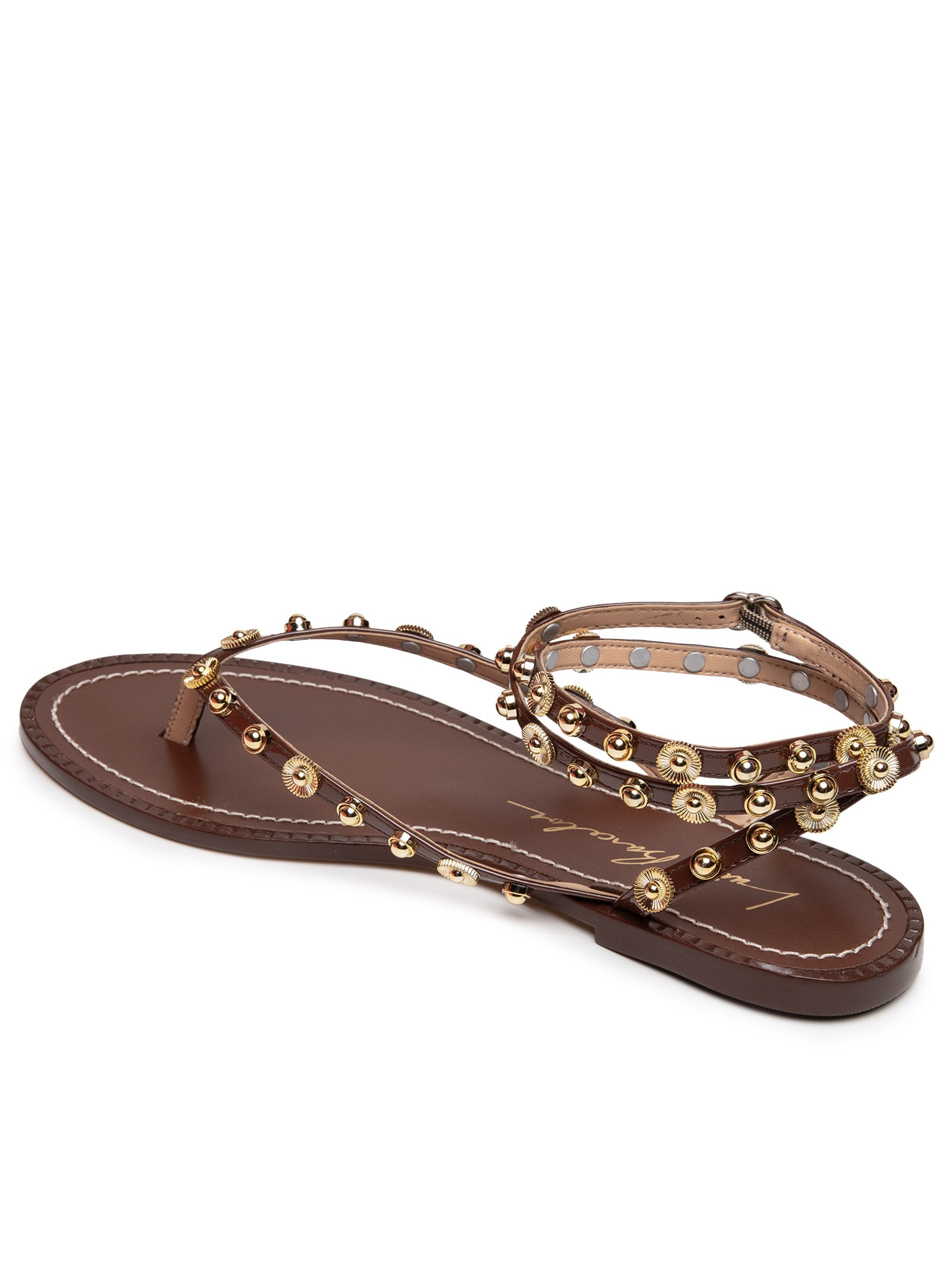 Sandália Feminina Ecolux Ganache Marrom Luiza Barcelos