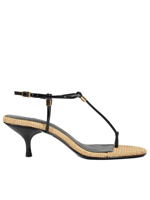 Sandália Feminina Elsha Couro – Preto