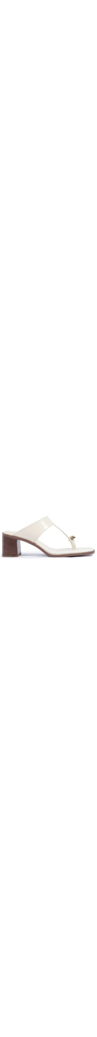 Sandália Feminina Elysa Mule Couro - Branco