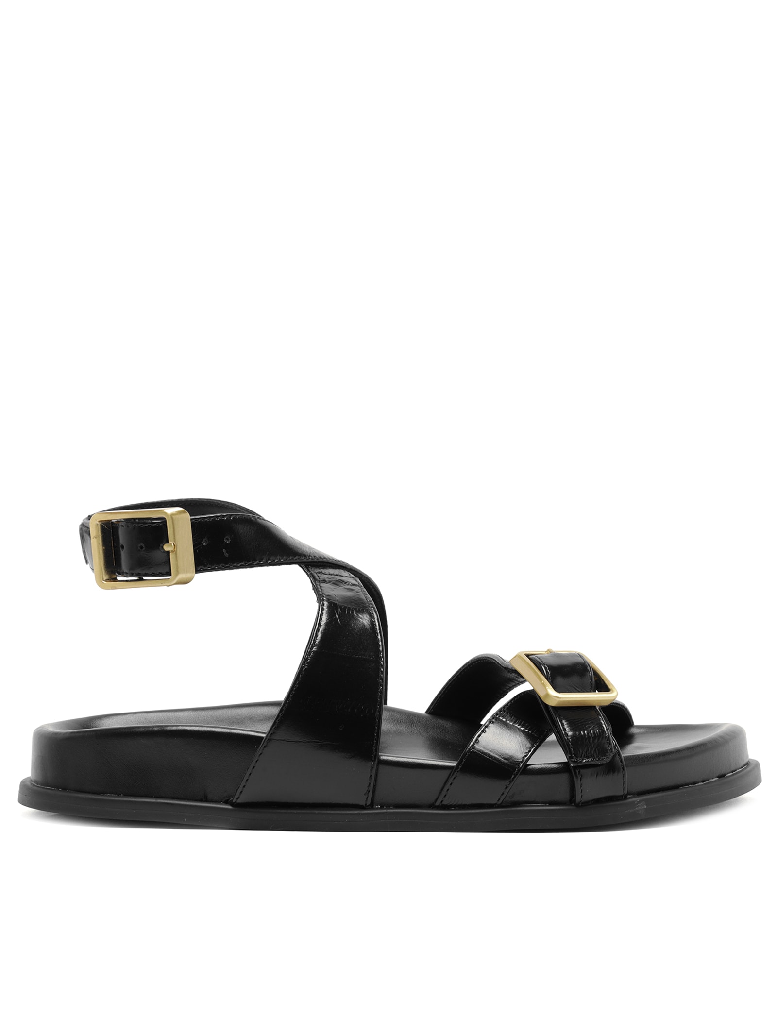 Sandália Feminina Enguia Casein Preto Arezzo