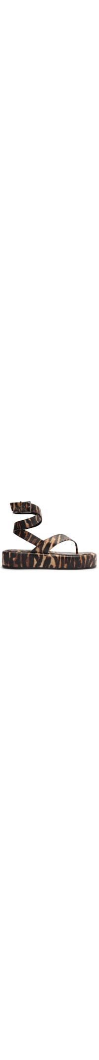 Sandália Feminina Feline Print - Animal Print