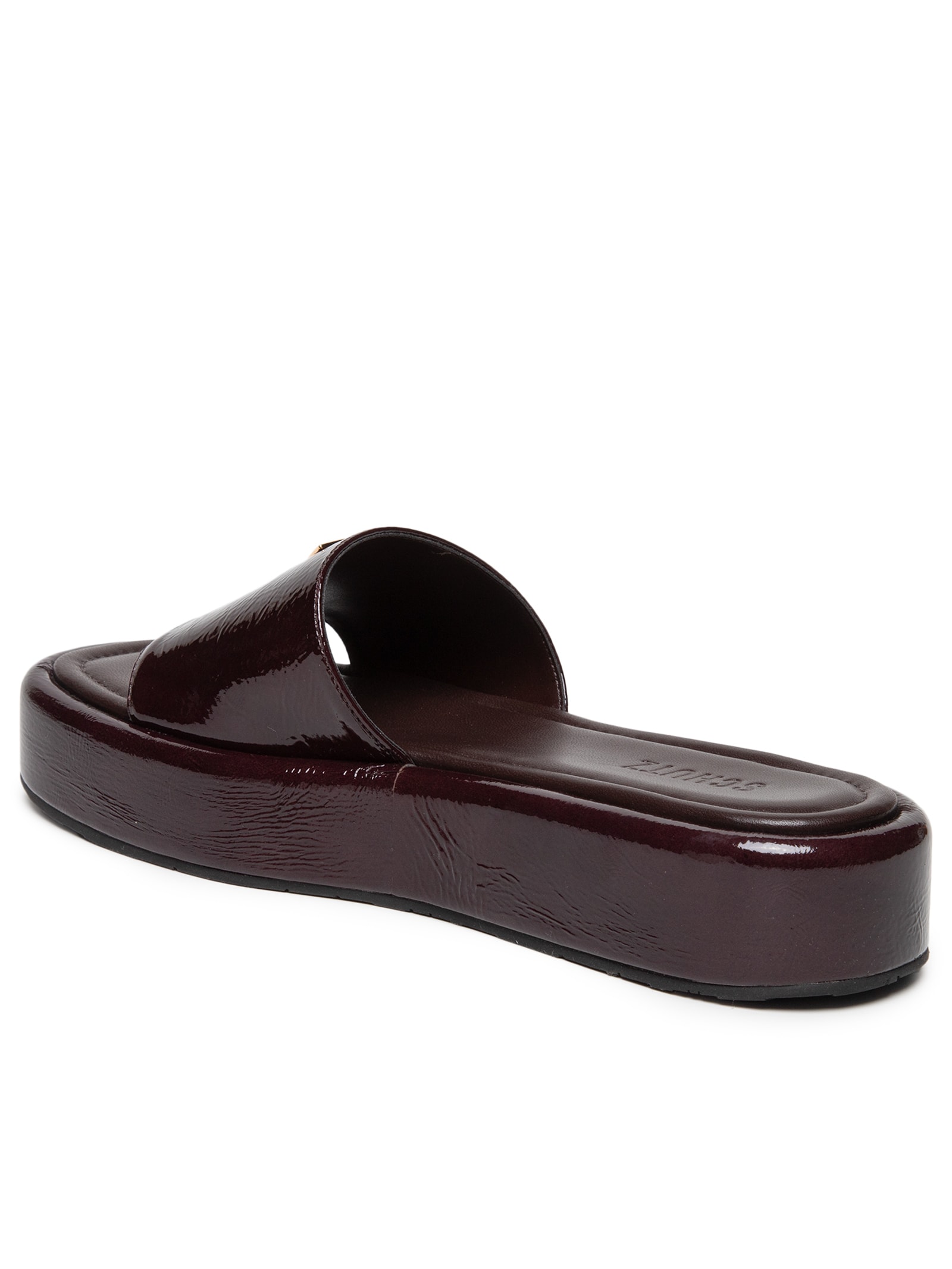 Sandália Feminina Flatform Marrom Schutz