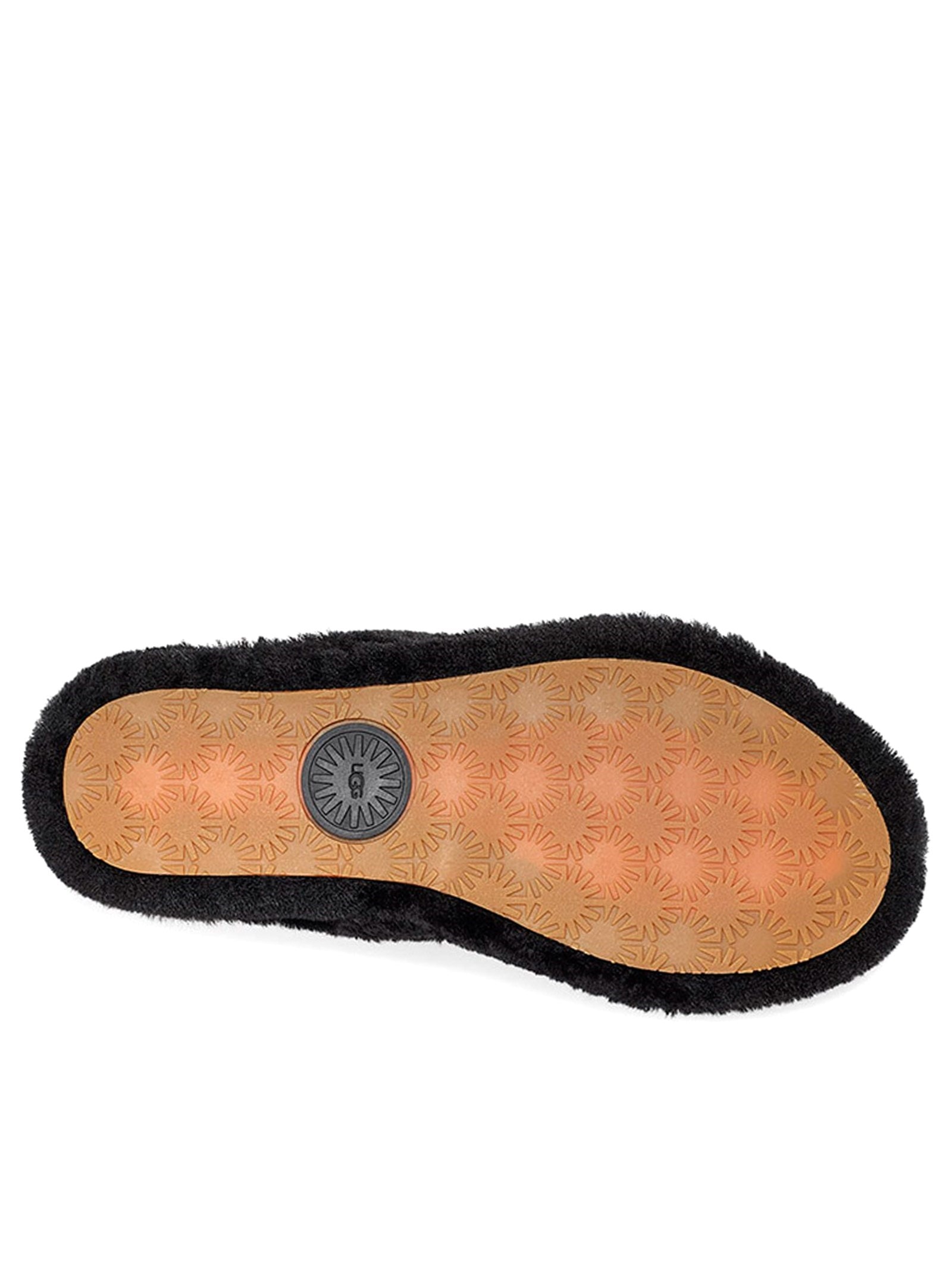 Ugg - Sandália Feminina Fluff Yeah Slide - Preto