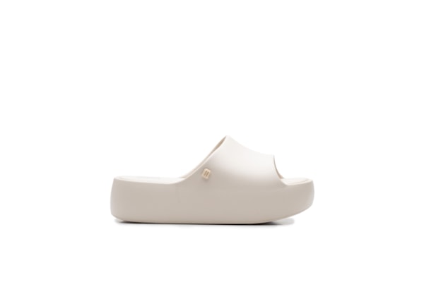 Sandália Feminina Free Platform Slide AD - Bege