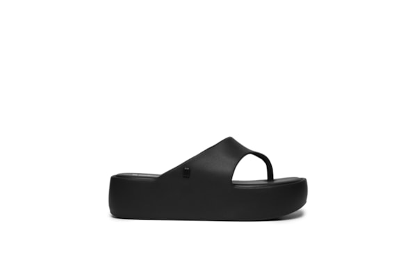 Sandália Feminina Free Platform Thong AD - Preto