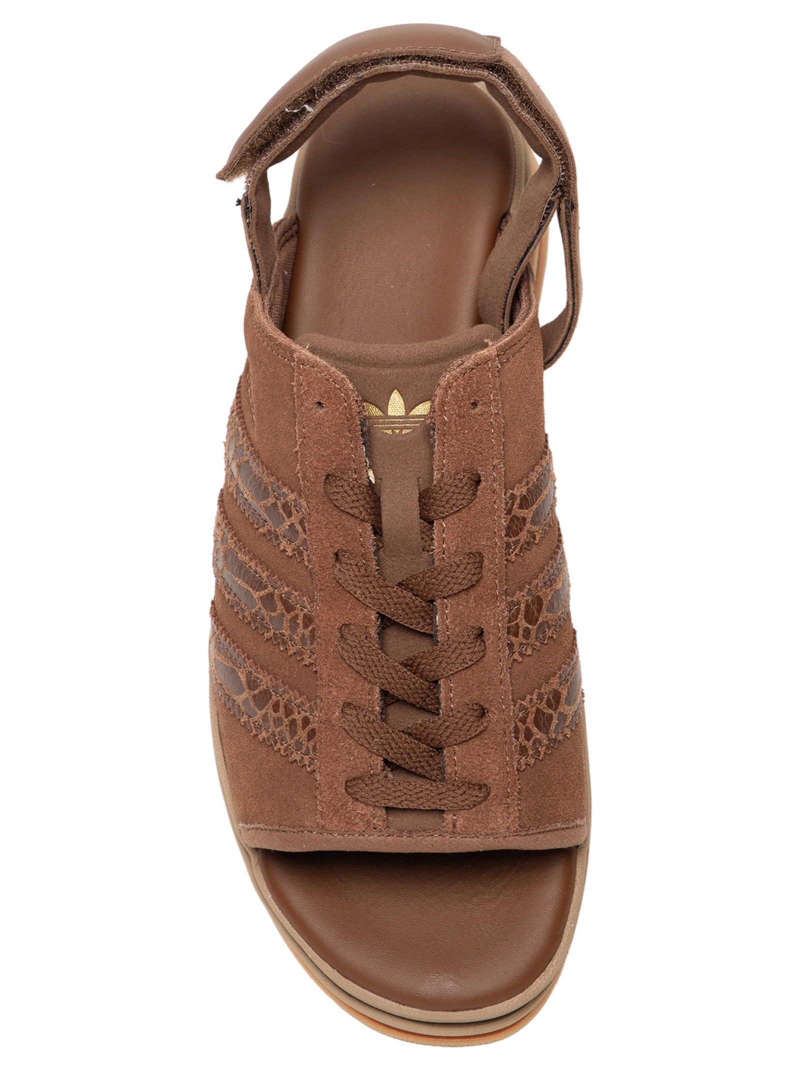 完売色 GAZELLE BOLD SANDAL W ブラウン24.5 Sandália Feminina Gazelle Bold - Marrom - Adidas Originals