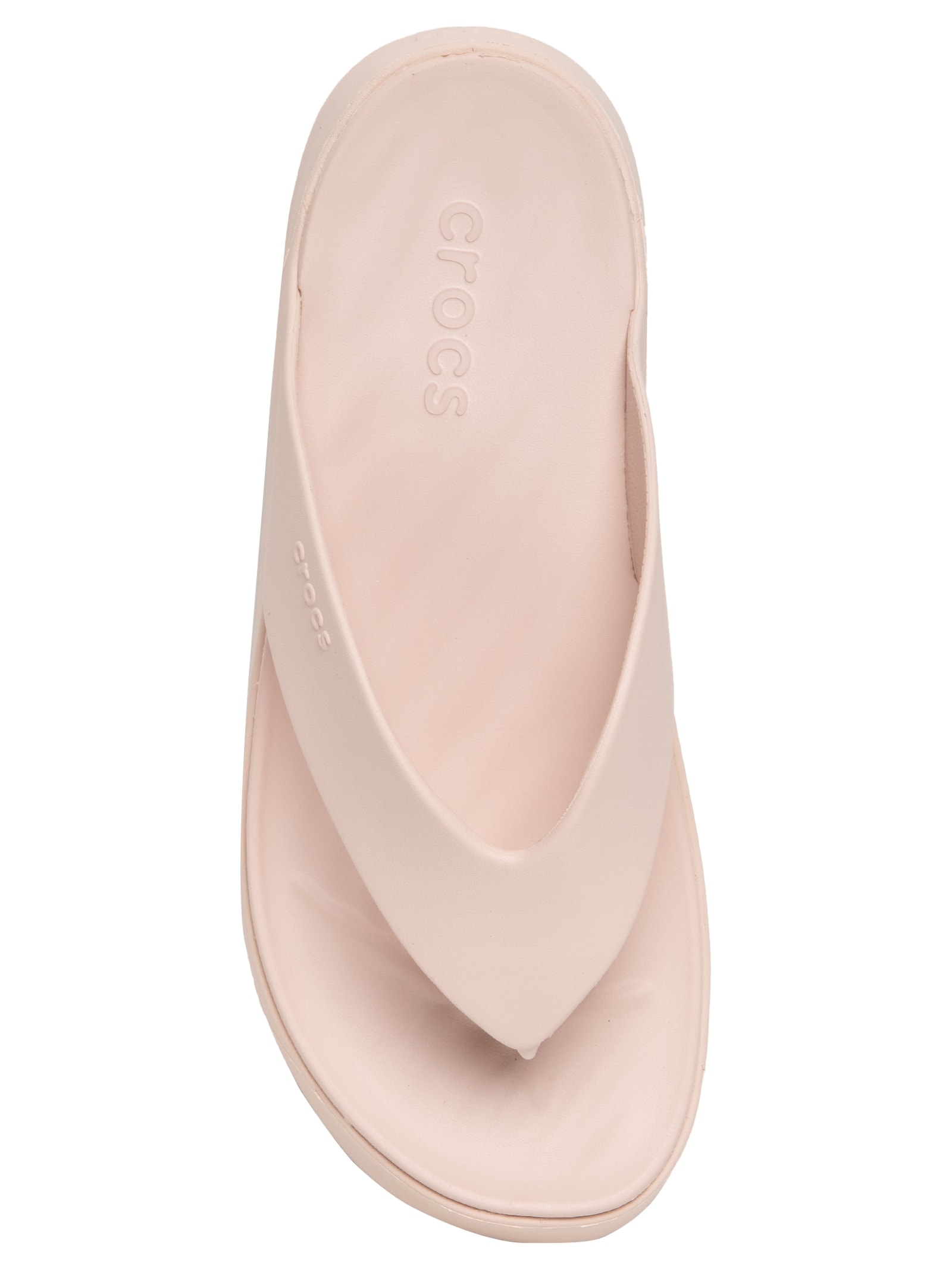 Sandália Feminina Getaway Plataform Flip Bege Crocs