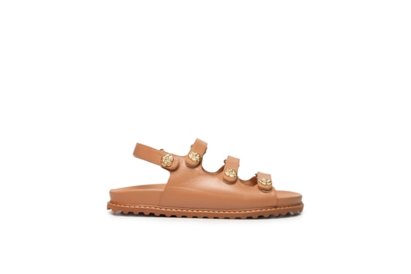 Sandália Feminina Grease Blush - Bege