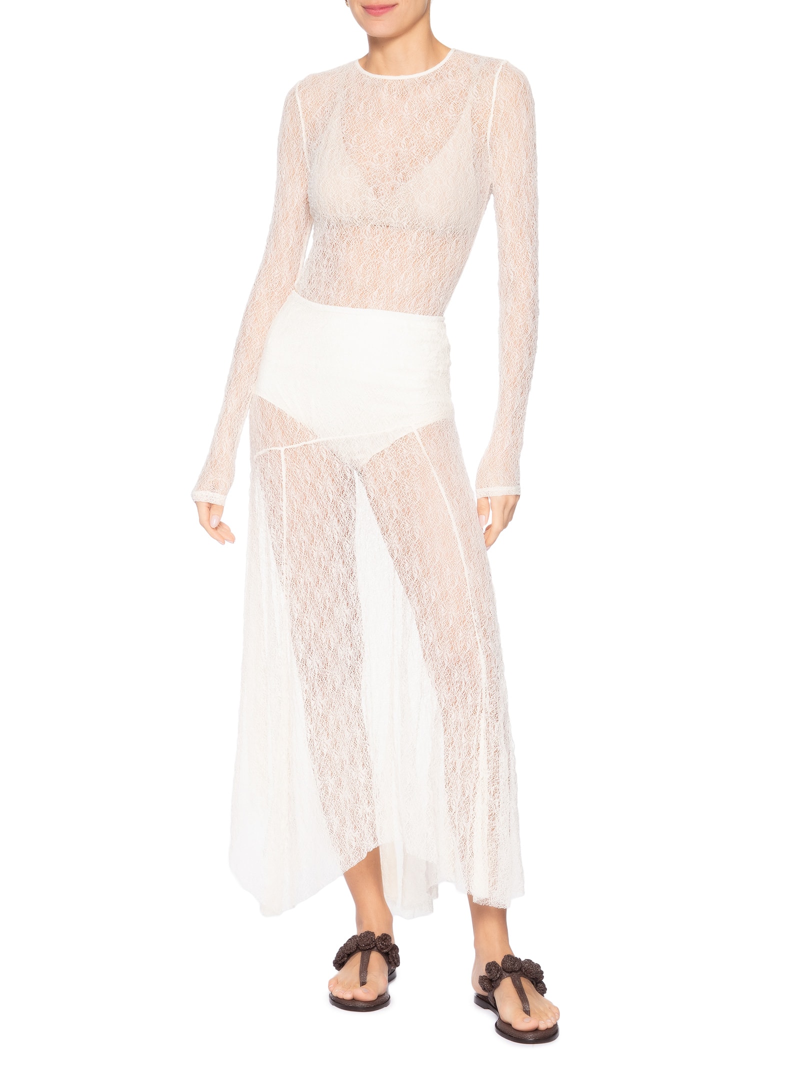 Sandália Feminina  Grease Cabedal Ráfia Marrom Luiza Barcelos