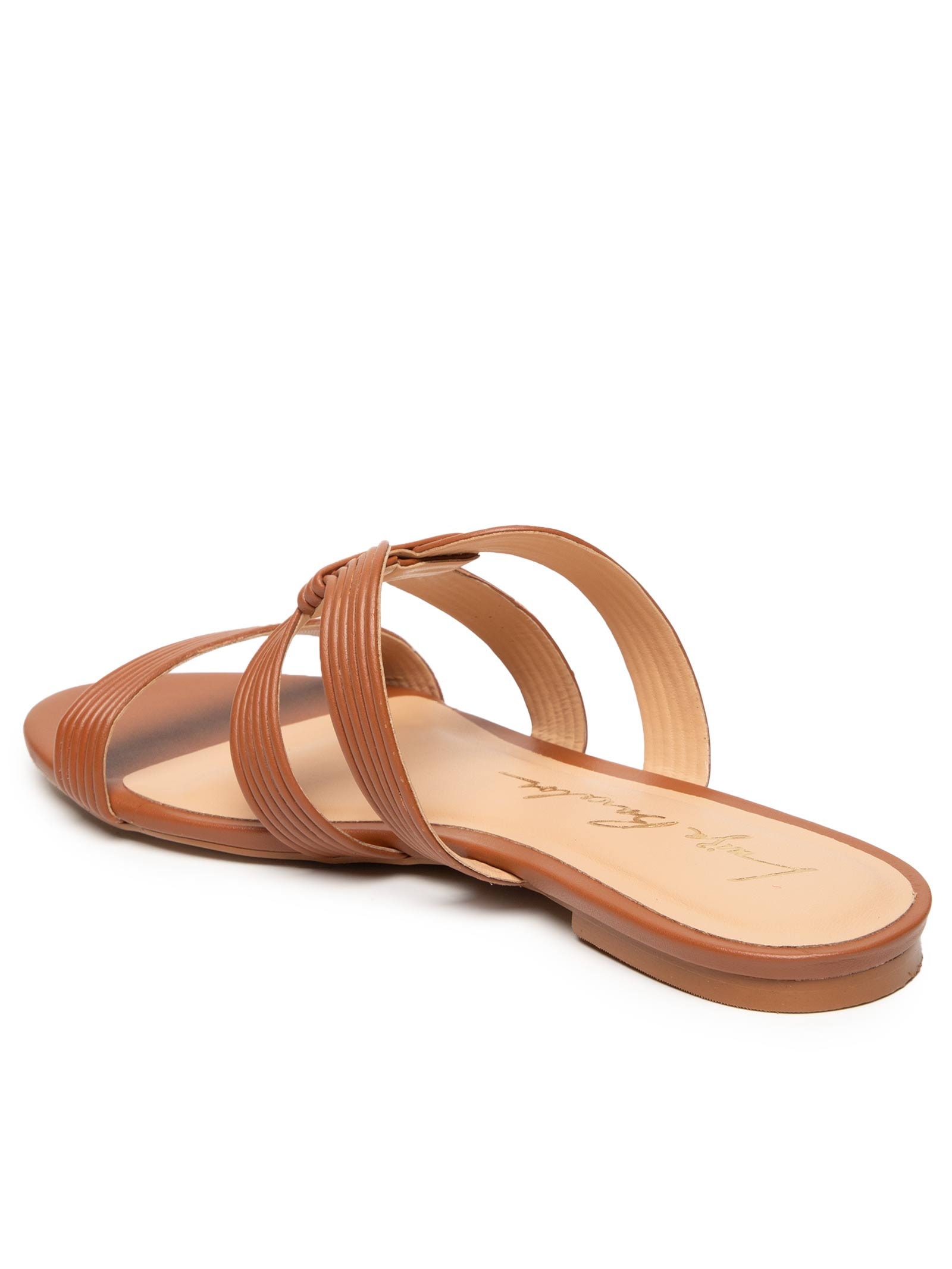 Sandália Feminina Grease Caramelo Marrom Luiza Barcelos