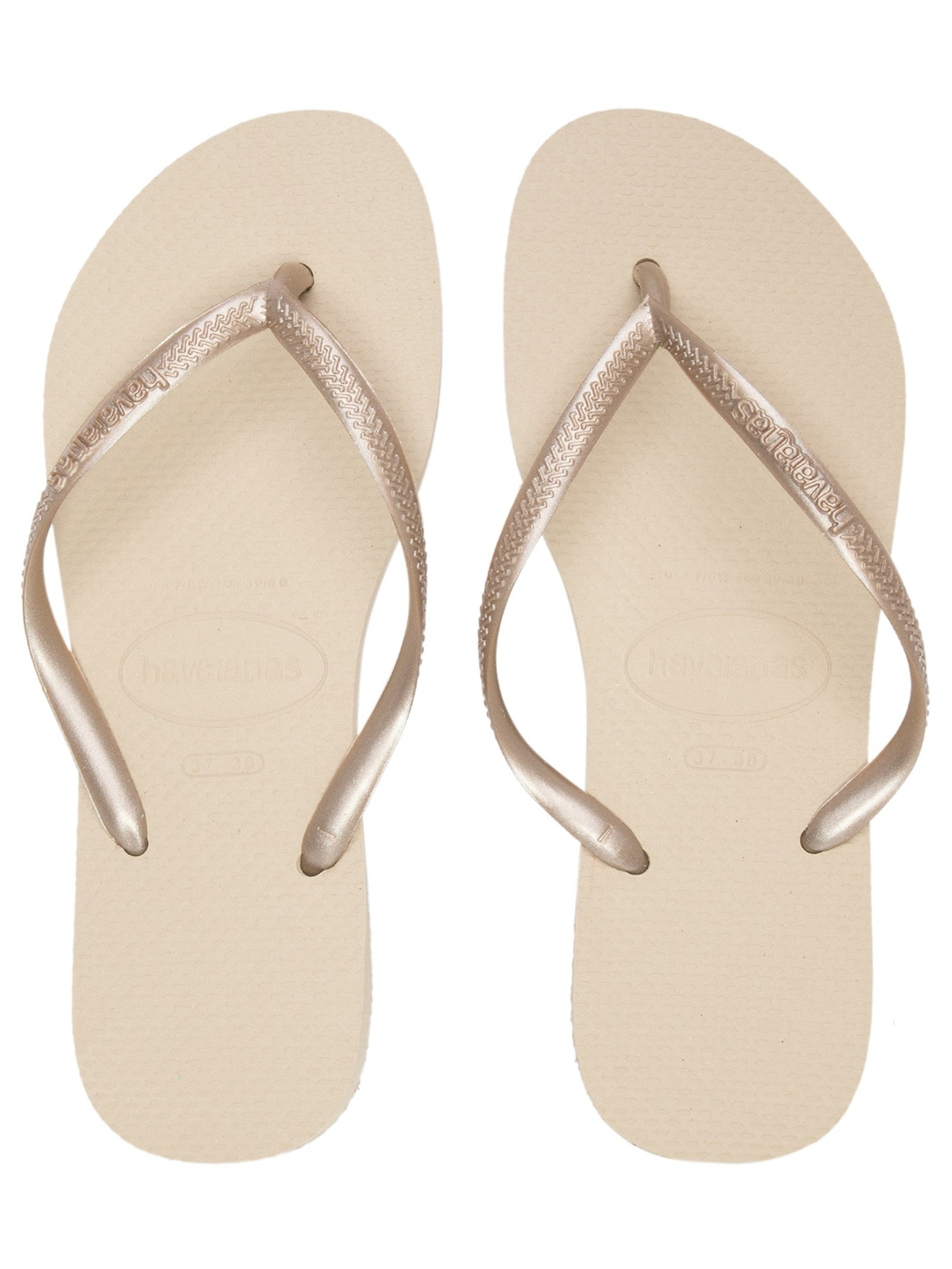 Sandália Feminina Havaianas Slim Dourado Havaianas