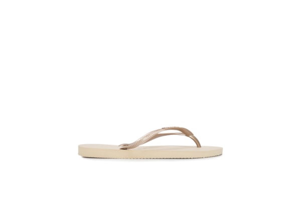 Sandália Feminina Havaianas Slim - Dourado