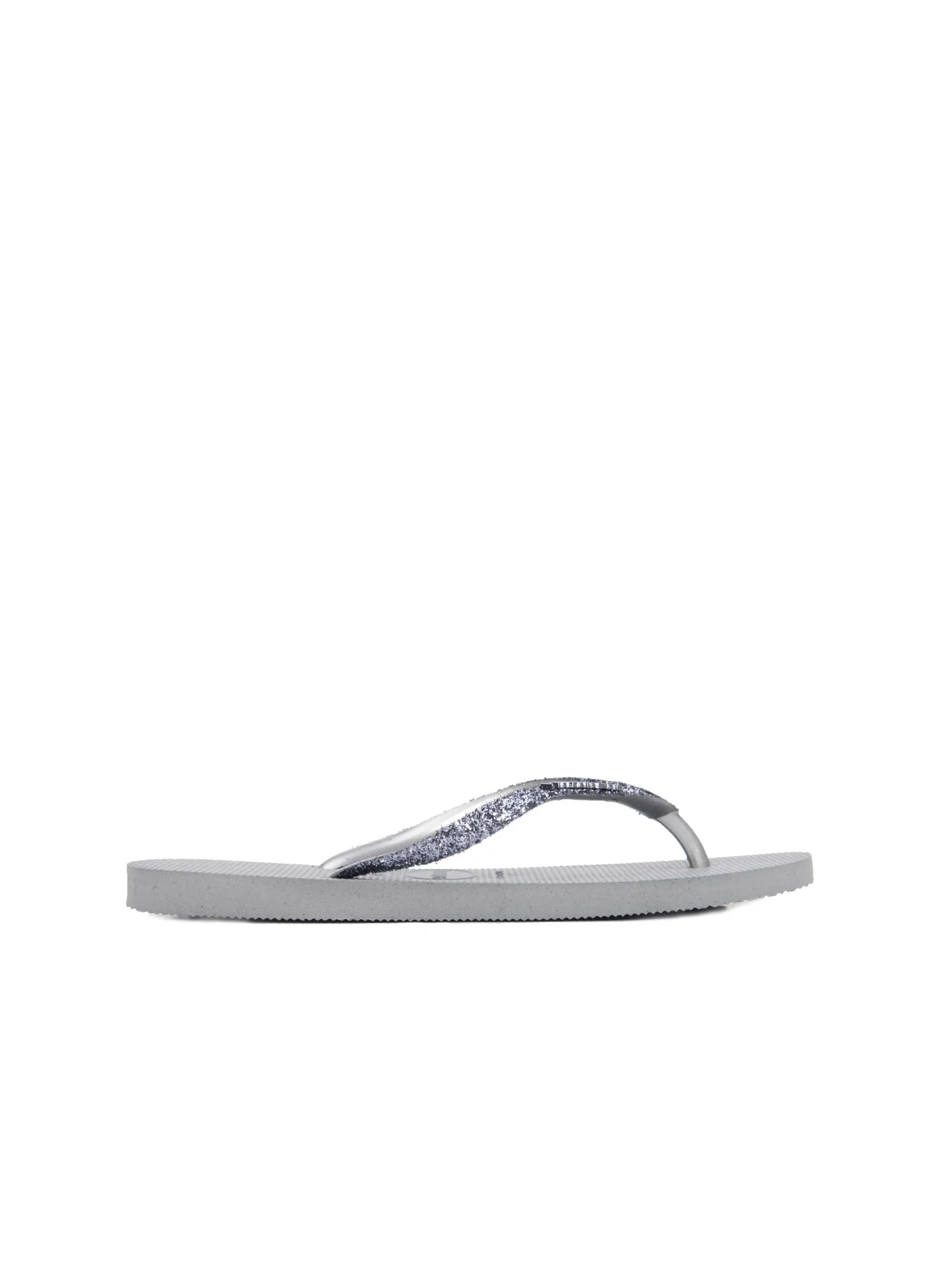 Sandália Feminina Havaianas Slim Glitter Cinza Havaianas