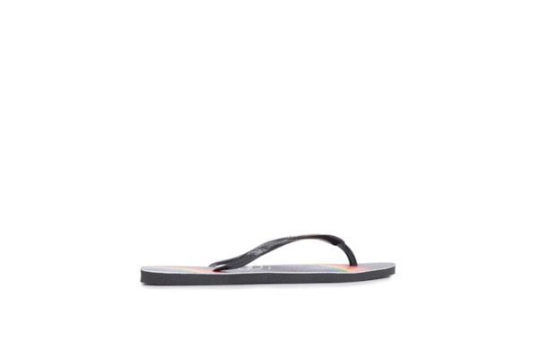 Sandália Feminina Havaianas Slim Pride - Preto