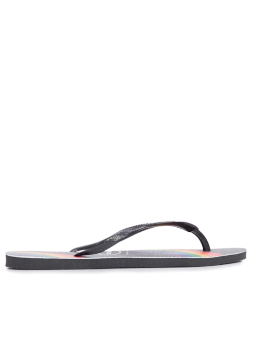 Sandália Feminina Havaianas Slim Pride – Preto