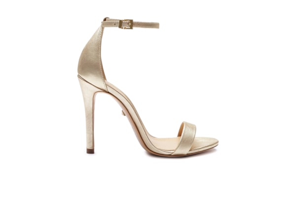 Sandália Feminina Isabelli Couro - Dourado