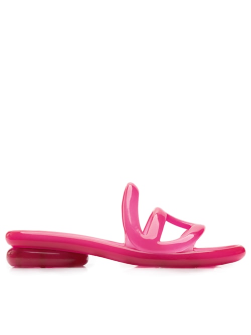 Sandália Feminina Jelly Slide - Rosa