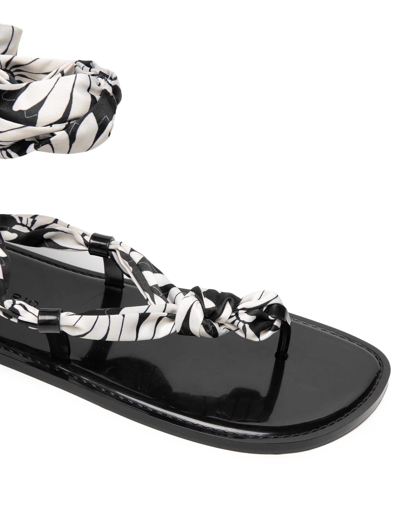 Sandália Feminina Lenço Copacabana Preto Farm Rio