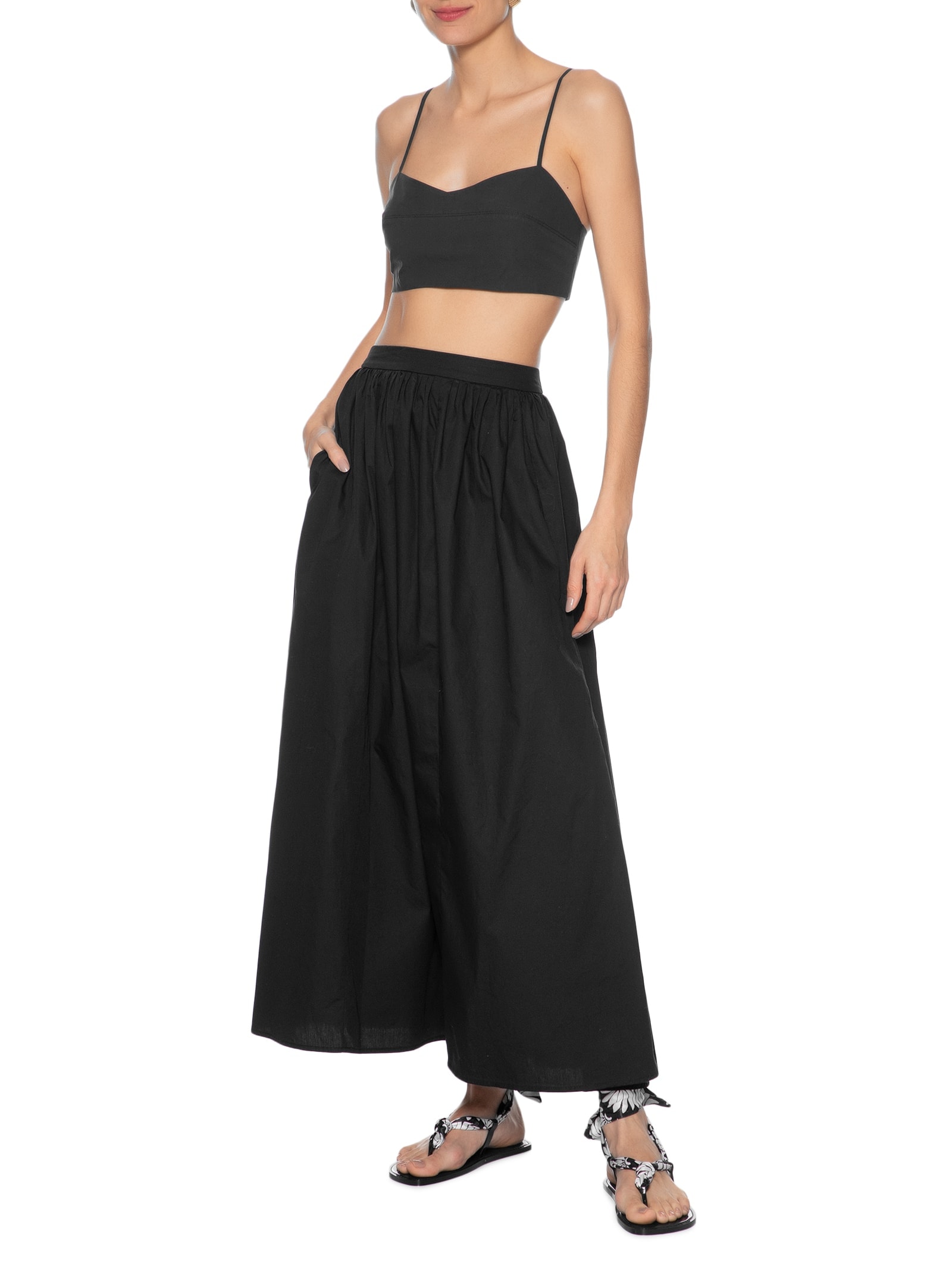 Sandália Feminina Lenço Copacabana Preto Farm Rio