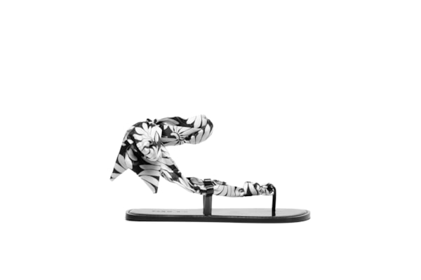 Sandália Feminina Lenço Copacabana - Preto