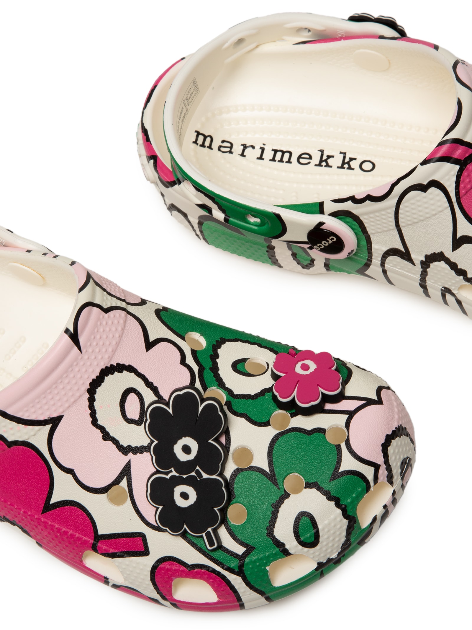 Crocs - Sandália Feminina Marimekko Classic Clog - Off White