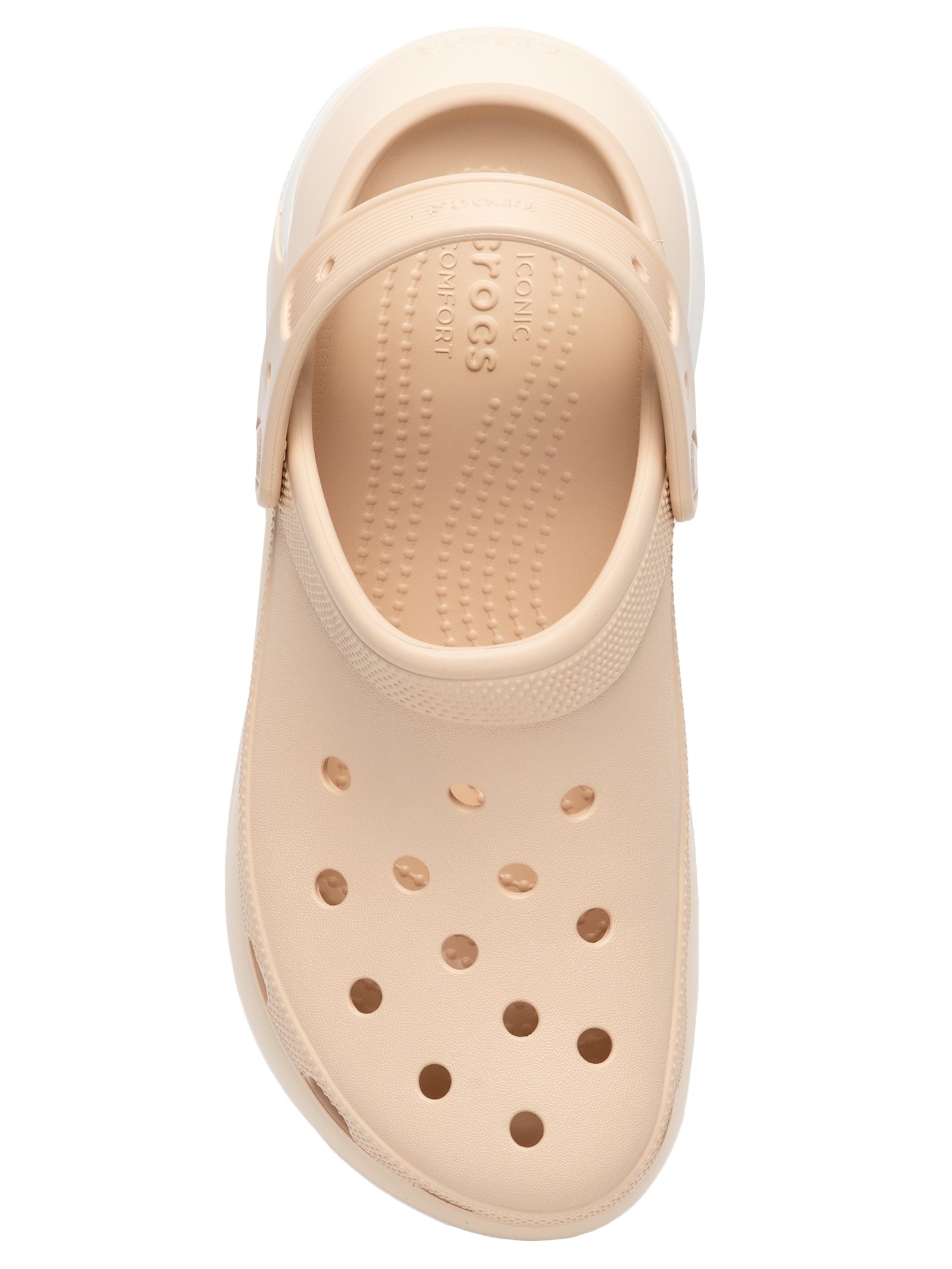 Crocs - Sandália Feminina Mega Crush Clog - Bege