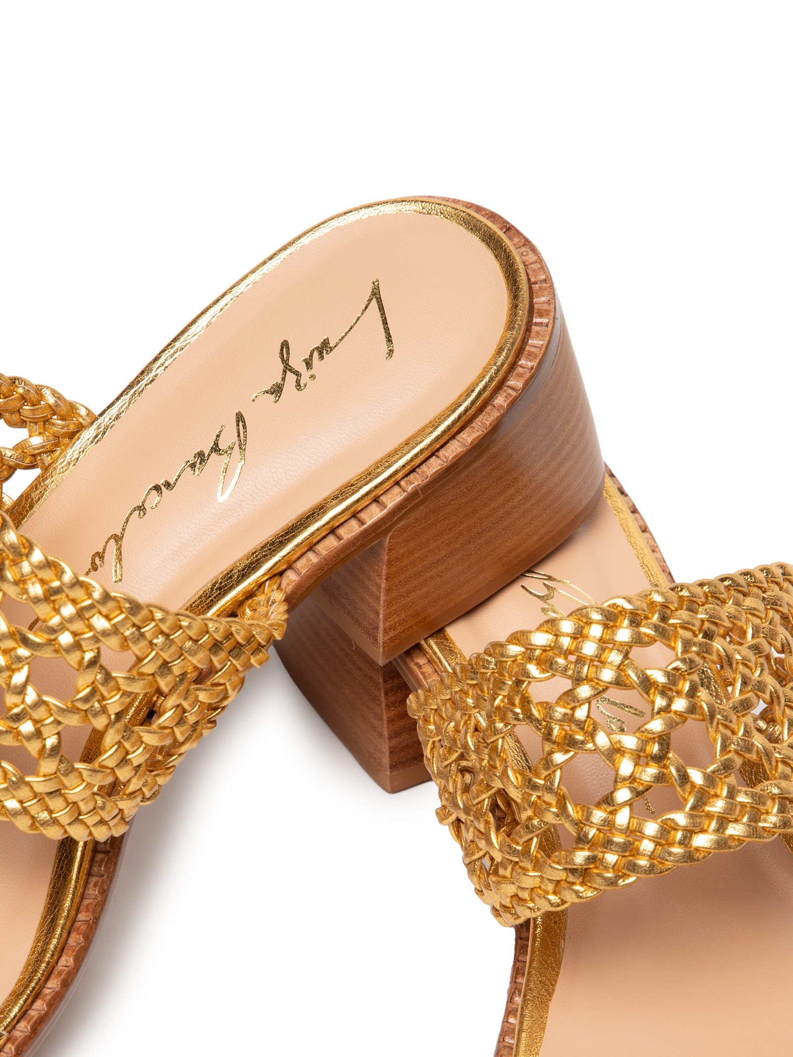 Sandália Feminina Metalcolor Dourado Luiza Barcelos