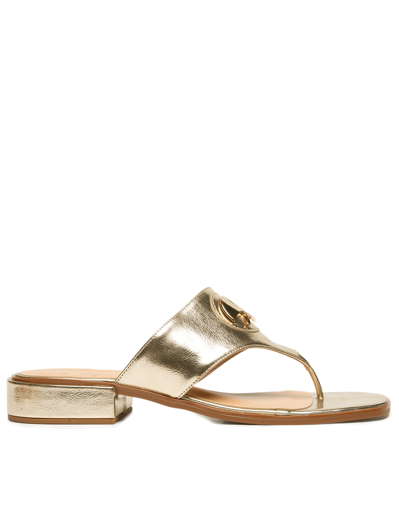 Sandália Feminina Metalcolor Dourado Luiza Barcelos