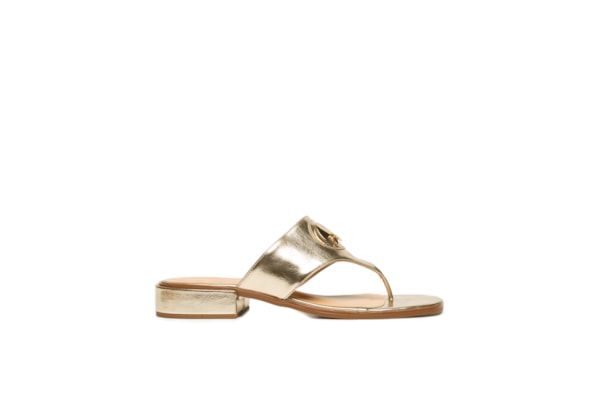 Sandália Feminina Metalcolor - Dourado