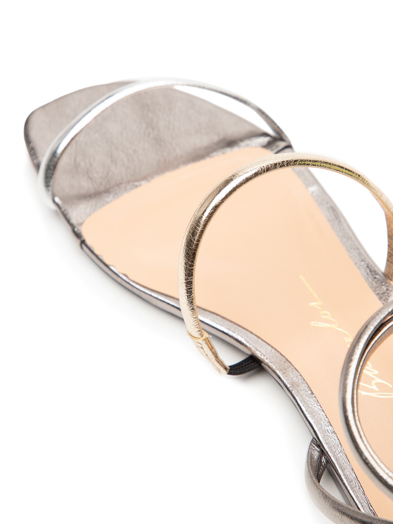 Luiza Barcelos - Sandália Feminina Metalcolor - Prata