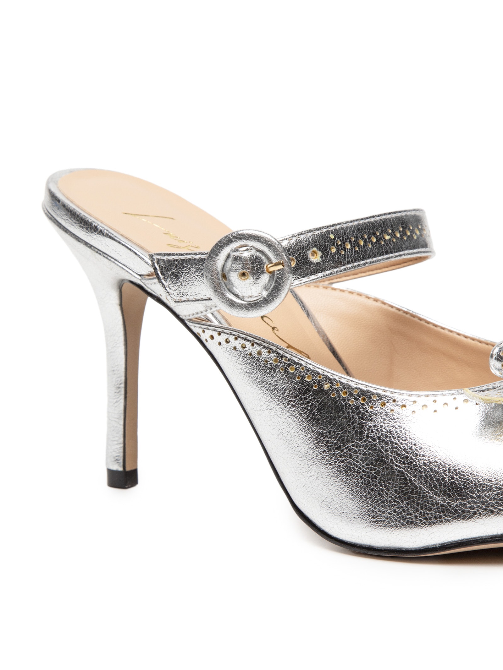 Sandália Feminina Metalcolor Prateado Luiza Barcelos