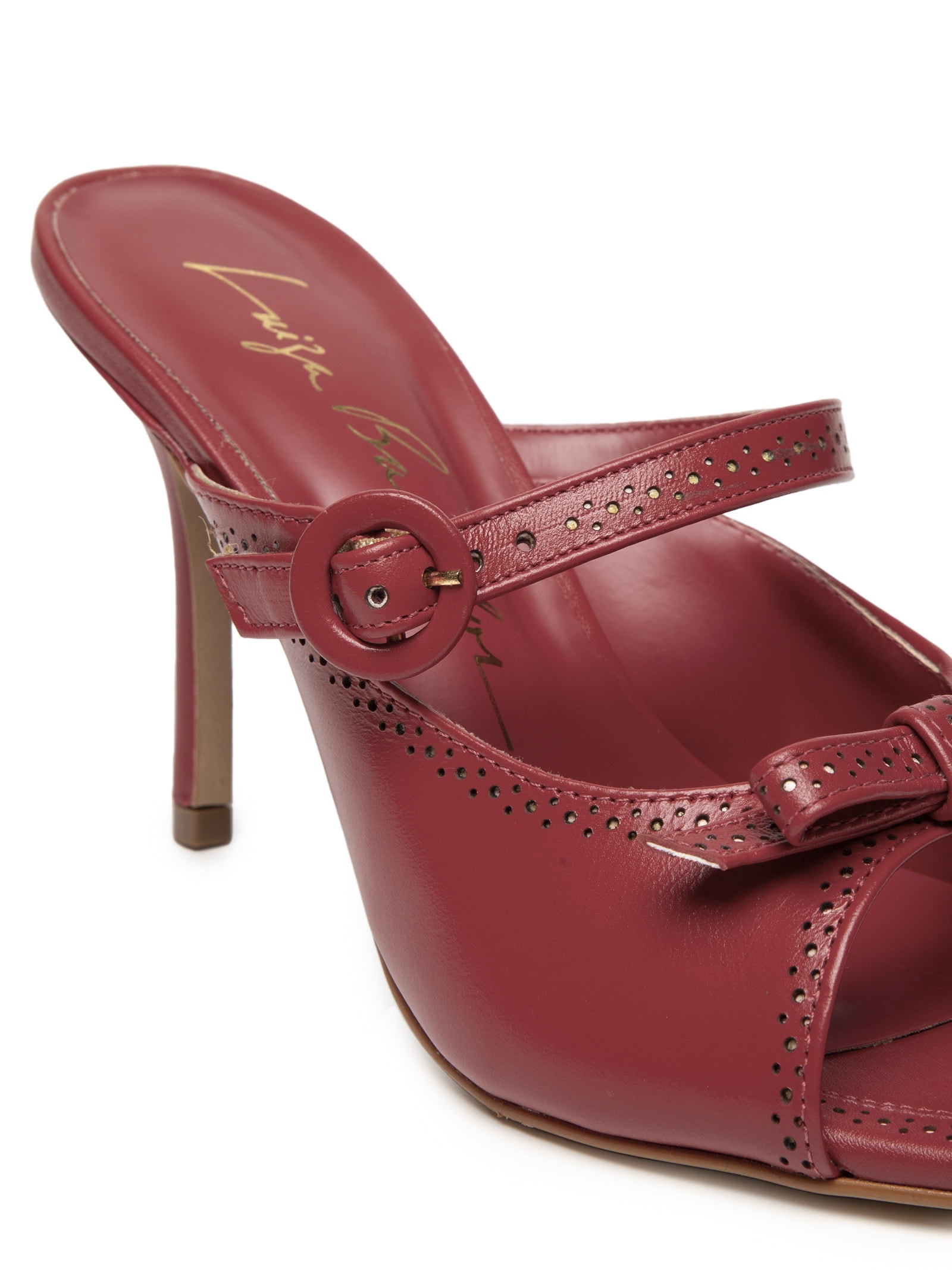 Sandália Feminina Metalcolor Vermelho Luiza Barcelos