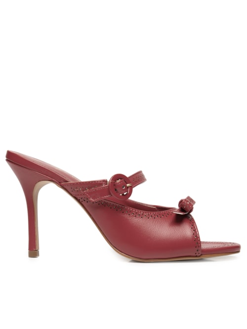 Sandália Feminina Metalcolor – Vermelho