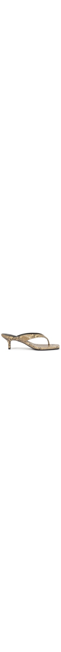 Sandália Feminina Mule Couro - Animal Print
