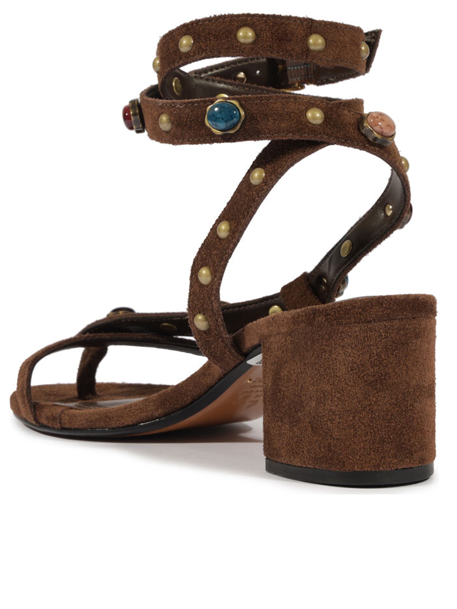 Sandália Feminina Mule Couro Marrom Schutz