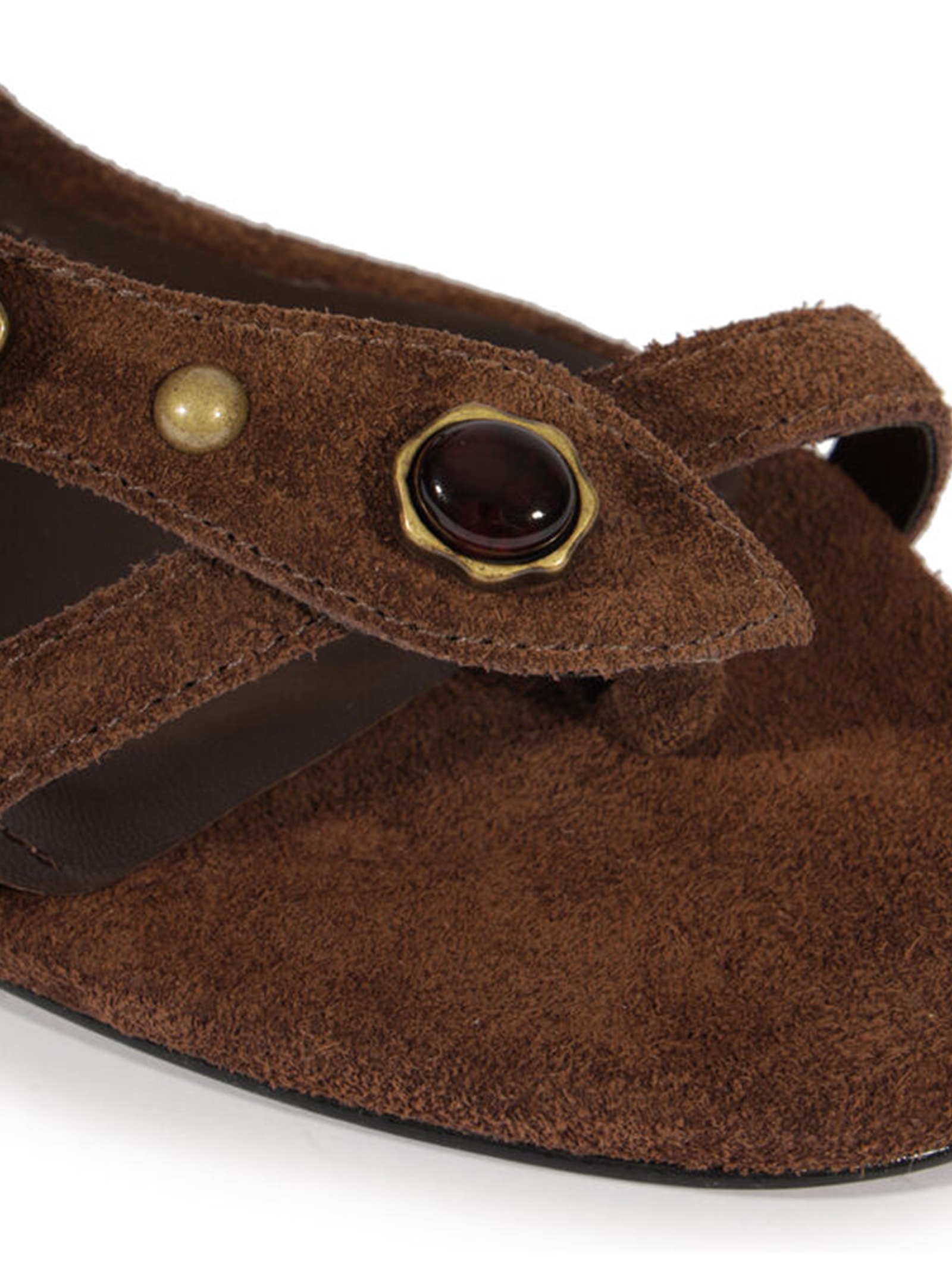 Sandália Feminina Mule Couro Marrom Schutz