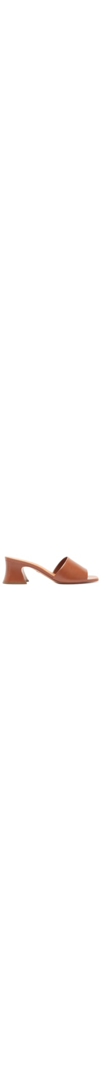 Sandália Feminina Mule Couro - Marrom