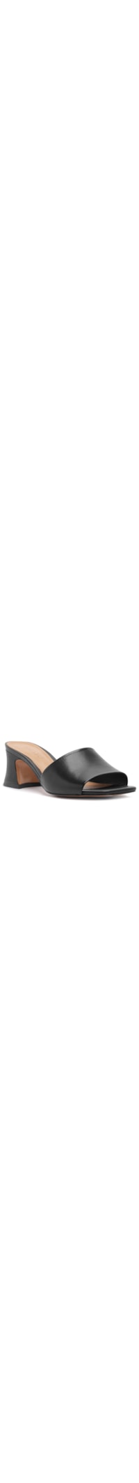 Sandália Feminina Mule Couro - Preto