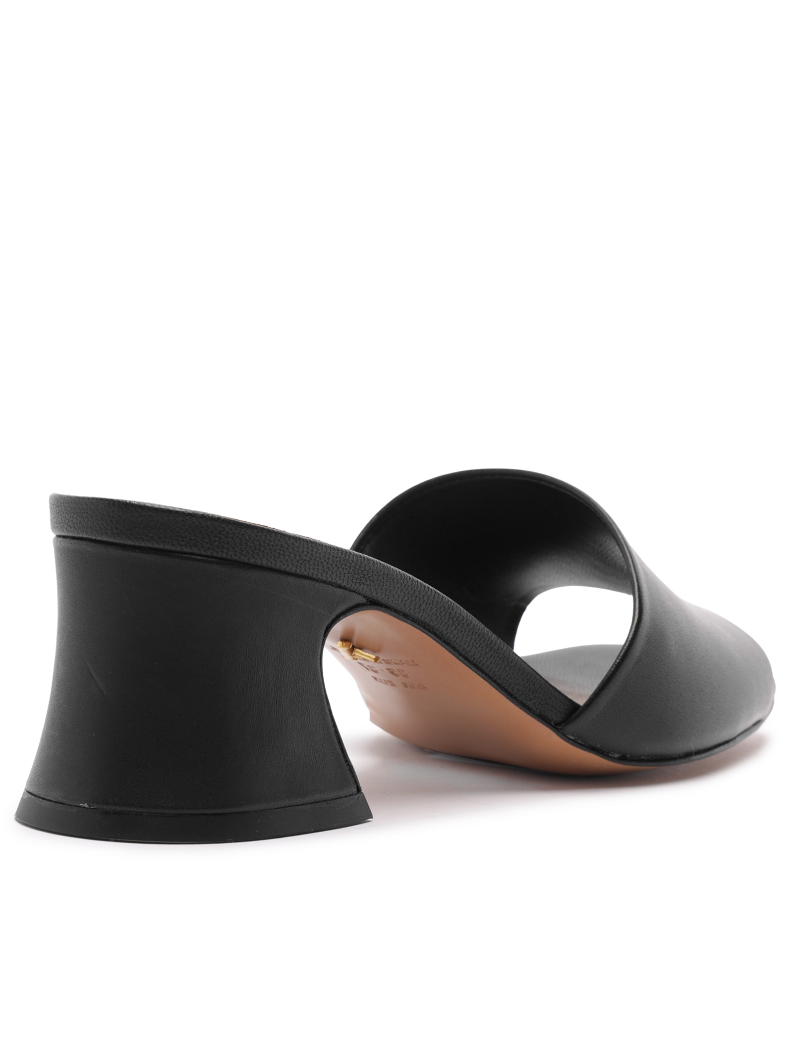 Sandália Feminina Mule Couro Preto Arezzo