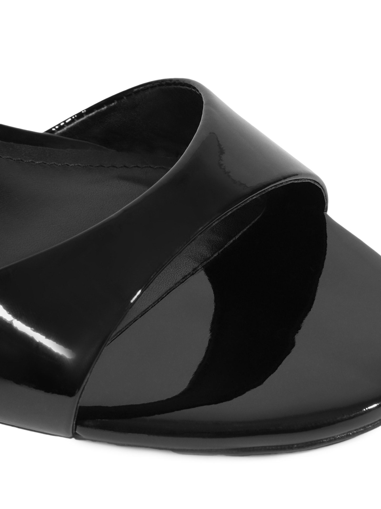 Sandália Feminina Mule Sally Couro Preto Schutz